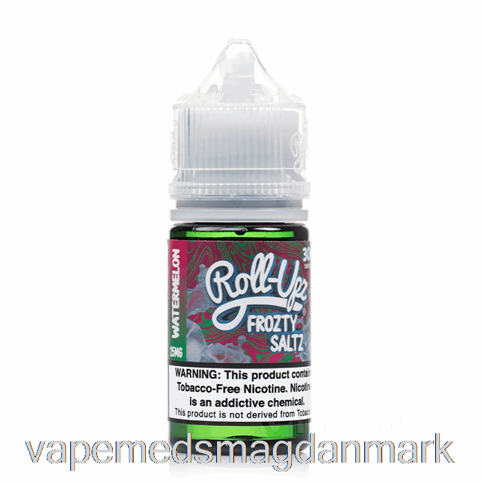 Vape Med Smag Vandmelon Punch Ice - Juice Roll-upz Salt - 30ml 50mg